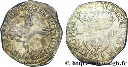 HENRY IV Quart d écu, croix feuillue de face 1603 Rennes