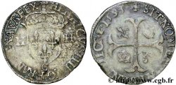 HENRI IV LE GRAND Douzain aux deux H, 2e type 1593 Saint-Lô