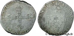 HENRI III Quart d écu, croix de face 1580 La Rochelle