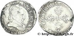 HENRI III Demi-franc au col plat 1587 Limoges