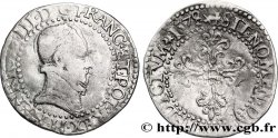 HENRY III Quart de franc au col plat 1578 La Rochelle