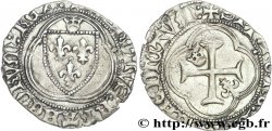 CHARLES VII LE VICTORIEUX Petit blanc à la couronne n.d. Montpellier