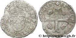 HENRI III Douzain aux deux H, 1er type 1577 Paris B+