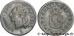 LOUIS XVI Liard dit “à l écu” 1791 Nantes