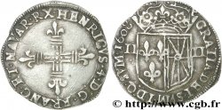 HENRY IV Quart d écu de Navarre 1608 Saint-Palais
