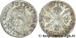 LOUIS XIV LE GRAND OU LE ROI SOLEIL Cinq sols aux insignes 1704 Strasbourg