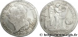 LOUIS XVI Écu au Génie type FRANÇOIS 1793 Paris VF