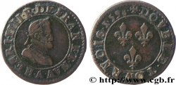 HENRI IV LE GRAND Double tournois, 1er type de Paris (légende française) 1598 Paris, Moulin des Étuves