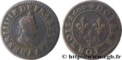 HENRY IV Double tournois, 2e type 1600 Paris, Moulin des Étuves