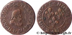 HENRI IV LE GRAND Double tournois, 1er type 1607 Lyon