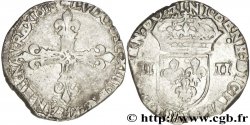 LOUIS XIII Quart d écu, 1er type 1618 Nantes