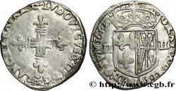 LOUIS XIII LE JUSTE Quart d écu de Navarre 1615 Saint-Palais