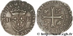 HENRI IV LE GRAND Douzain aux deux H, 2e type 1593 Tours