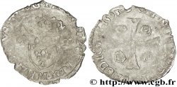 LA LIGUE. MONNAYAGE AU NOM D HENRI III Douzain aux deux H, 1er type 1593 Toulouse