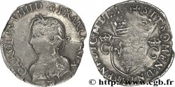 CHARLES IX Demi-teston, 2e type 1562 La Rochelle