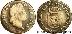 LOUIS XV DIT LE BIEN AIMÉ Demi-sol dit à la vieille tête 1770 Reims