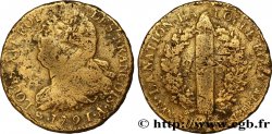 LOUIS XVI 2 sols dit au faisceau , type FRANÇOIS 1791 Paris