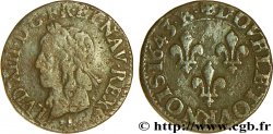 LOUIS XIII LE JUSTE Double tournois, type de Warin 1643 Tours
