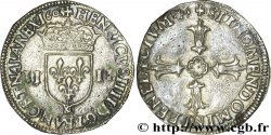 HENRY IV Quart d écu, écu de face, 2e type, écu de face 1603 Aix-en-Provence