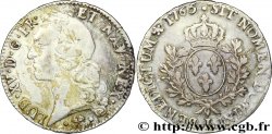 LOUIS XV DIT LE BIEN AIMÉ Écu aux branches d’olivier, tête ceinte d’un bandeau 1765 Bayonne