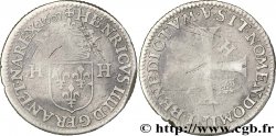HENRI IV LE GRAND Piéfort de billon de poids quadruple du douzain 1607 Paris, Moulin du Louvre