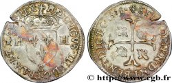 HENRI IV LE GRAND Douzain aux deux H, 2e type 1591 Saint-Lô