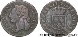 LOUIS XVI Demi-sol dit à l écu 1779 Aix-en-Provence