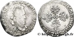 HENRI III Quart de franc au col plat n.d. Limoges