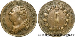 LOUIS XVI (MONARQUE CONSTITUTIONNEL) 12 deniers dit au faisceau , type FRANCOIS 1791 Paris, Monnaie du Louvre