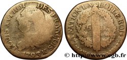 LOUIS XVI (MONARQUE CONSTITUTIONNEL) 6 deniers dit au faisceau , type FRANÇOIS 1793 Bordeaux