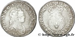 LOUIS XV THE WELL-BELOVED Dixième d écu dit “vertugadin” 1716 Bordeaux