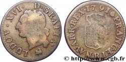 LOUIS XVI (MONARQUE CONSTITUTIONNEL) Liard dit à l écu 1791 Rouen