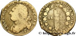 LOUIS XVI (MONARQUE CONSTITUTIONNEL) 12 deniers dit au faisceau , type FRANÇOIS 1792 Saumur