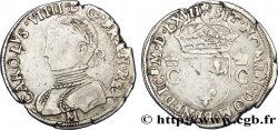 CHARLES IX Demi-teston, 2e type 1568 Toulouse