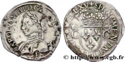 CHARLES IX Teston, 2e type 1565 Angers
