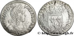 LOUIS XIV  THE SUN KING  Douzième d écu, portrait à la mèche longue 1659 Aix-en-Provence
