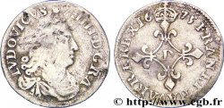 LOUIS XIV LE GRAND OU LE ROI SOLEIL Quatre sols à la croix formée de lis 1675 Vimy-en-Lyonnais (actuellement Neuville-sur-Saône)
