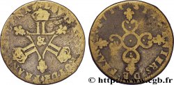 LOUIS XIV LE GRAND OU LE ROI SOLEIL Six deniers dits Dardenne 1711 Aix-en-Provence