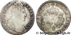 LOUIS XIV THE SUN KING Écu aux trois couronnes 1709 La Rochelle