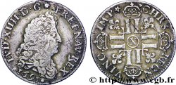 LOUIS XIV THE SUN KING Quart d écu aux huit L, 1er type 1691 Amiens
