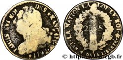 LOUIS XVI (MONARQUE CONSTITUTIONNEL) 2 sols dit au faisceau , type FRANÇAIS 1792 Strasbourg