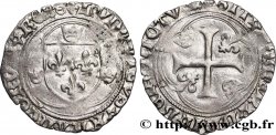 LOUIS XII LE PÈRE DU PEUPLE Douzain ou grand blanc à la couronne n.d. Troyes