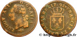 LOUIS XVI (MONARQUE CONSTITUTIONNEL) Sol dit à l écu 1791 Lyon