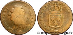 LOUIS XVI (MONARQUE CONSTITUTIONNEL) Sol dit à l écu 1791 Lille