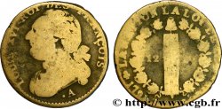 LOUIS XVI (MONARQUE CONSTITUTIONNEL) 12 deniers dit au faisceau , type FRANÇOIS 1791 Paris