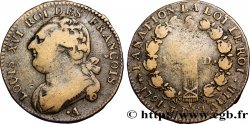 LOUIS XVI (MONARQUE CONSTITUTIONNEL) 12 deniers dit au faisceau , type FRANÇOIS 1791 Paris