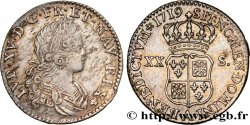 LOUIS XV THE WELL-BELOVED XX sols de Navarre 1719 Paris