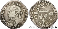 CHARLES IX Teston, 10e type 1574 Toulouse