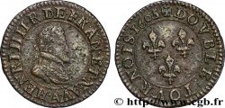HENRI IV LE GRAND Double tournois, 1er type de Paris (légende française) 1605 Paris, Moulin des Étuves