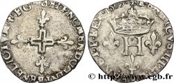 HENRI III Double sol parisis, 2e type 1579 Dijon